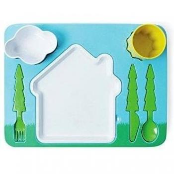 Doiy Set Comida para niños, melamina, Centimeters
