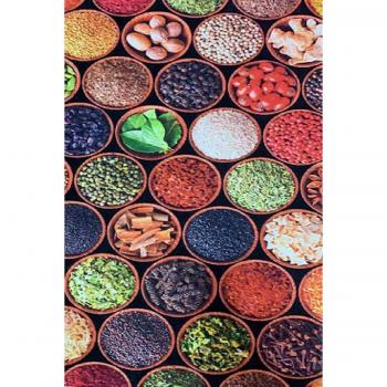 Alfombra de cocina estampada 50 x 80 cm - marrón Mani Textile