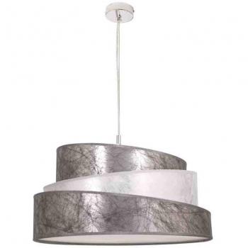 Lámpara Colgante Colonia 40 Cromo Plata 3 Luces