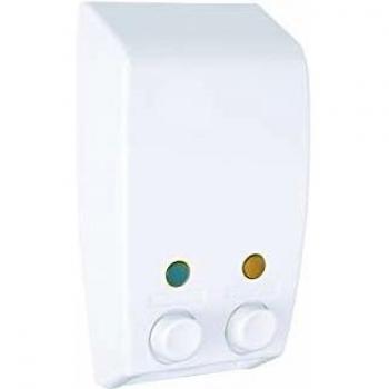 Wenko Dispensador de Gel 0.45 L, Blanco, 450 ml