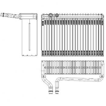 BEHR HELLA SERVICE 8FV 351 330-381 Evaporador, aire acondicionado