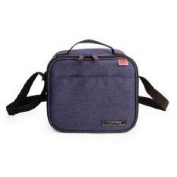 Bolsa P/alim. 2 Contenedores 22x13x18 Cm Libre Bpa Polie Az