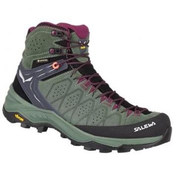 Botas de Montaña Salewa Alp Trainer 2 Mid GORE-TEX® Verde Mujer