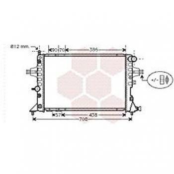 Van Wezel 37002329 radiador de refrigeración del Motor