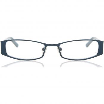 Gafas de lectura metálicas rectangulares completas grises para hombre - SmartBuy Readers