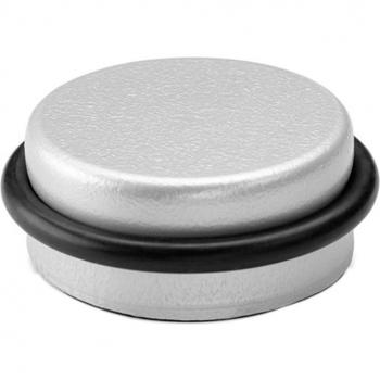 Tope para Puerta Inofix 2098 Adhesivo Redondo Cromo Mate Ø 4,6 x 1,8 cm Extra Fuerte