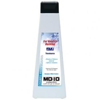 Champú Hidratante y Dermoprotector para Perros de Pelo Blanco - Realza Color y Aporta Textura - 750ml - MD10 Collection