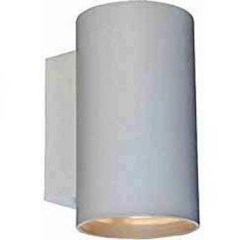 Aplique moderno Sandy blanco, diseño de aluminio, 2-flammig, sin leuchtmittel (GU10)