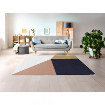 Alfombra Shaggy Geométrica Multicolor 160 x 230 cm - GATRONE