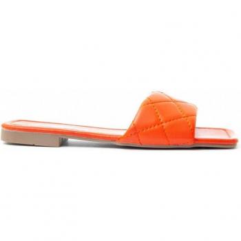 Sandalia Plana Para Mujer Montevita Palanti 82849 Naranja