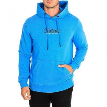 Sudadera con Capucha para Hombre La Martina TMF605-FP225 Algodón Azul Talla Pequeña