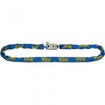 Viro Luc/vir5590 Cadena antirrobo Unisex, Plata/Amarillo, 900 x 5,5 mm