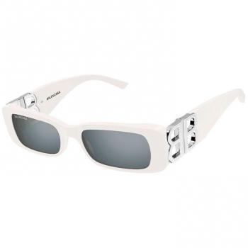 Balenciaga Dynasty Large Sunglasses, White unisex, Size: 51 MM