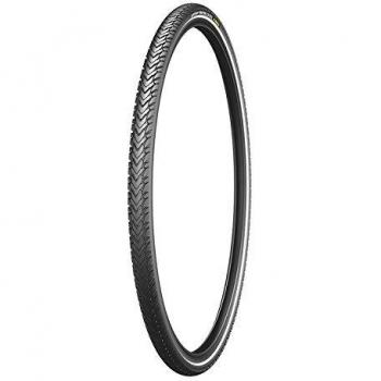 Michelin Shimano Cubierta, 700 x 35c, flanco Reflectante, Negro, 700 x 35