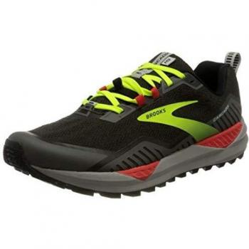 Brooks Cascadia 15 Negro Amarillo FLÚOR 1103401D076