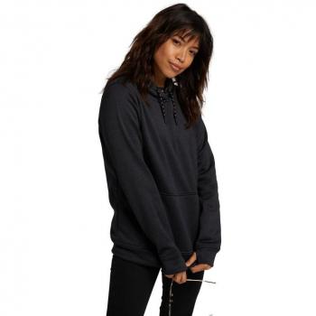 Sudadera con Capucha Burton Oak Pullover Mujer Color Negro Verdadero Heather XL