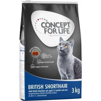 Concept for Life British Shorthair Adult Improved Recipe - Economy Pack: 3 x 3 kg