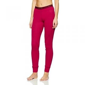 Odlo - Pants Long John Warm, color sangria, talla L