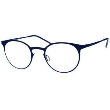 Italia Independent II 5200 022.000 Men's Eyeglasses Blue Size 46 - Frame Only with Blue Light Block Available