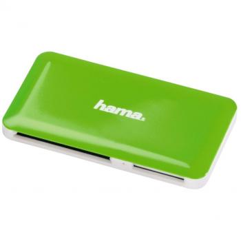 Hama Slim - Lector (USB 3.0, 5 Mbit/s, Verde, 9 cm, 5 cm, 9 mm)