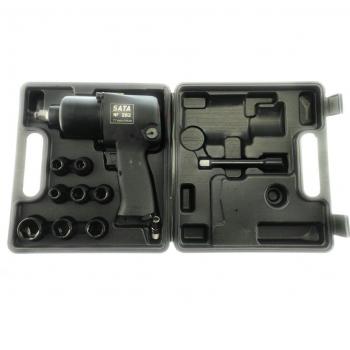 SATKIT PISTOLA DE IMPACTO SATA MOD-NF282 DE 1/2 Y TORQUE MAXIMO 660NM CON 8 VASOS INCLUIDO