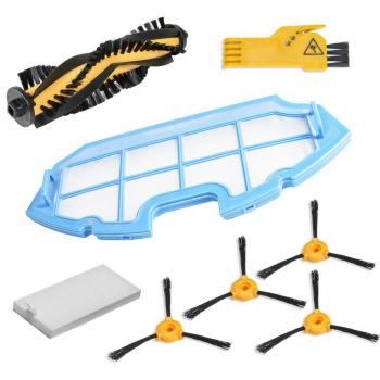 Cecotec Kit de Accesorios de Limpieza para Robots Aspiradores Conga Excellence. 4 Cepillos laterales, 1 Cepillo central, 1 Filtro EPA, 1 Filtro malla, 1 Cepillo de Limpieza