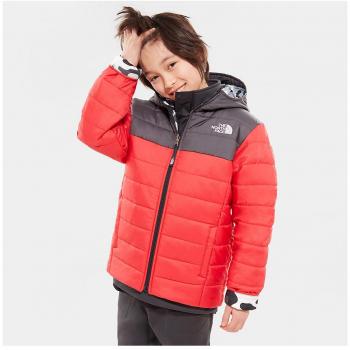 The North Face B Rev Perrito Jkt, Chaquetas T93CQ2682.  S Niños, Rojo