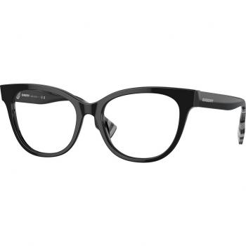 Burberry Evelyn BE2375 3001 Cat Eye Eyeglasses Black