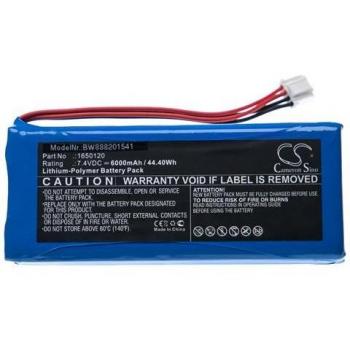 Batería Reemplazo VHBW para Controlador de Drone DJI GL300C, GL300E, GL300F (6000mAh, 7.4V, Li-Poli)