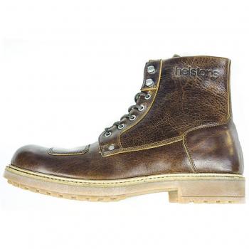 Botas de moto Helstons Mountain de cuero anilina - Marrón - Talla 42