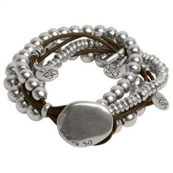 UNOde50 El Lio Pardo Bracelet - Ladies Silver Plated Women's Bracelet Size M
