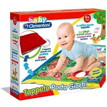Baby Clementoni 17122 - Juegos de Alfombra para Juguetes, diseño Amigos Animales