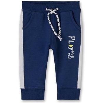 Sanetta 113558-Pantalones de deporte Bebé-Niñas    Blau