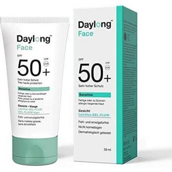 Gel-Crema Facial Sensible SPF 50+ - Daylong 50ml, Protección Solar Ligera para Pieles Muy Sensibles