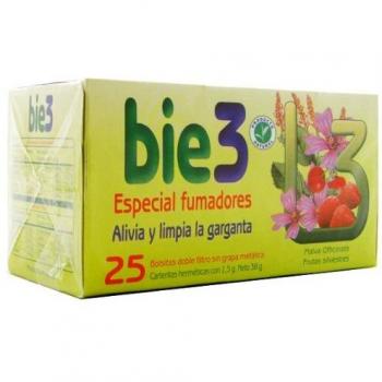 Bie3 Té Descongestivo Especial para Fumadores, 25 Bolsitas de 1.5g