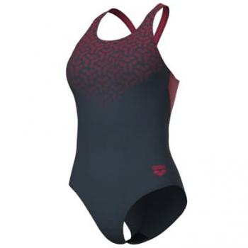 Bañador de Natación para Mujer Arena Kikko V V Back Graphic Negro 40