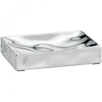 Kela 22425 Verbera jabonera Poly/plástico plata 11,5 x 8,5 x 2 cm