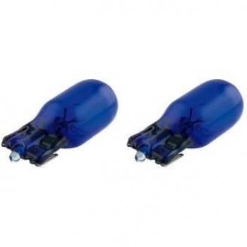 SUMEX Deepblu - Bombilla T10, 5W, 12V, Vidrio Azul, Blíster 2 Piezas
