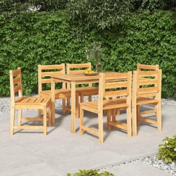 7-Piece Solid Teak Wood Garden Dining Set