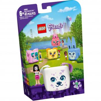 LEGO Friends 41663 Emma's Dalmatian Cube Travel Playset with Mini-Doll and Puppy Figure