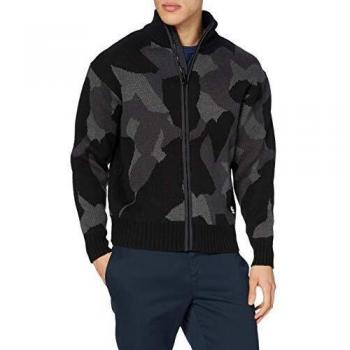 G-STAR RAW Moon Zip Through Cardigan Knit L/s suéter, Negro