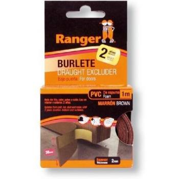 miarco 10745 10745-Burlete Bajo Puerta Flexible PVC Expandido Blanco 1m,
