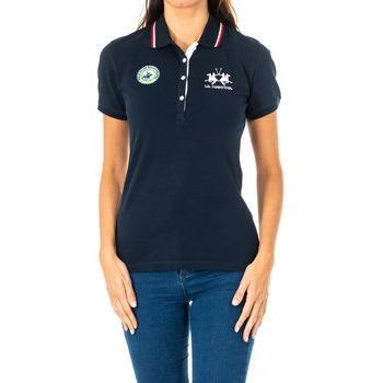 Polo manga corta con cuello solapa para mujer La Martina 2WPH40