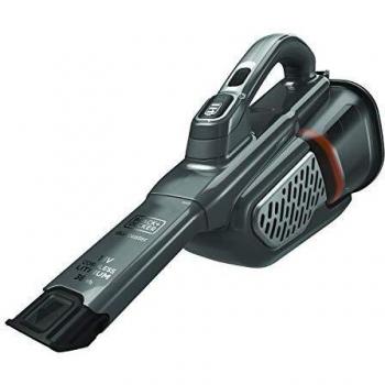 Black+Decker BHHV520BT Aspiradora de Mano Inalámbrica con Acción Ciclónica, Boquilla Extensible, 2 Niveles de Succión, Contenedor Extraíble de 700