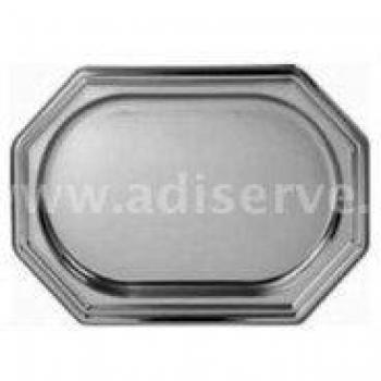 3 plana plata desechables