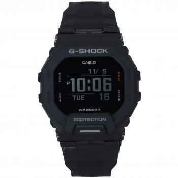 Casio G-Shock G-Squad Black Resin Quartz Smartwatch GBD-200-1 200M Men's Watch