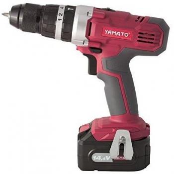 Yamato 7200010 Taladro Atornillador Percutor 16,0 voltios Litio 2,0 Ah con Maletin y 2 Baterias