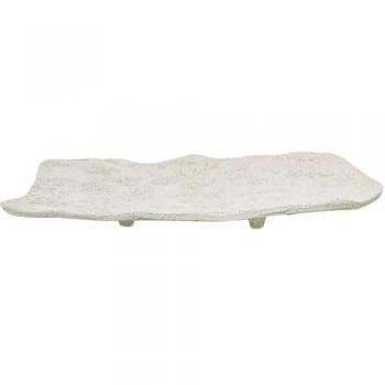 Centro de Mesa Alexandra House Living Marrón Aluminio 41 x 21 x 4 cm