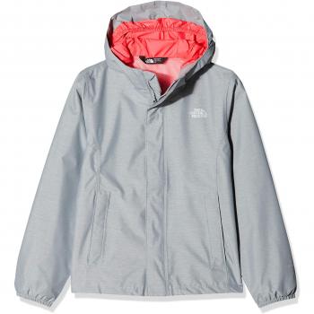 The North Face Kids TNF Chaqueta Resolve Reflective, Niñas, Mid Grey Heather, XS