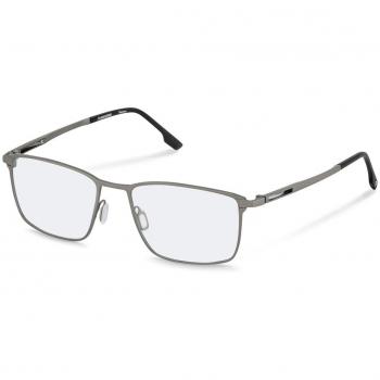 Rodenstock R7151 A Gafas Recetadas para Hombre Plateadas con lentes recetados y armazón plateado